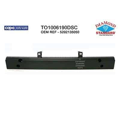 TO1006190DSC Front Bumper Impact Bar