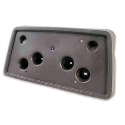 GM1068136 Front Bumper License Plate Bracket