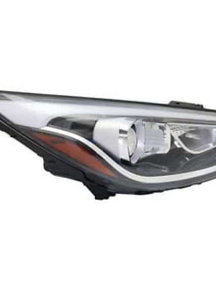 HY2503185C Passenger Side Headlight Assembly