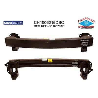 CH1006216DSC Front Bumper Impact Bar