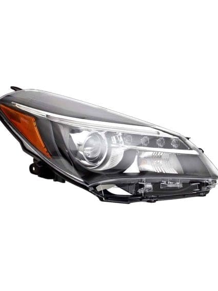 TO2519151C Passenger Side Headlight Lens and Housing