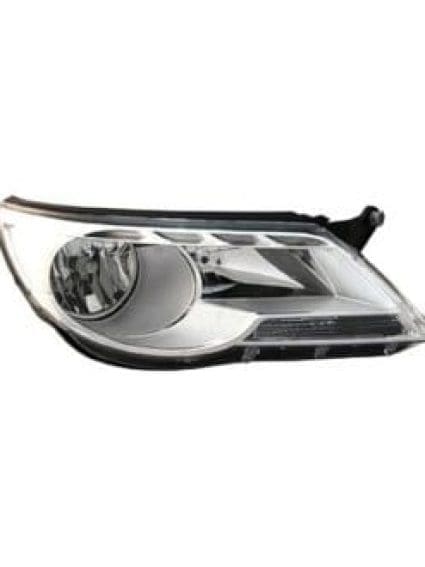 VW2503155 Passenger Side Headlight Lens and Housing