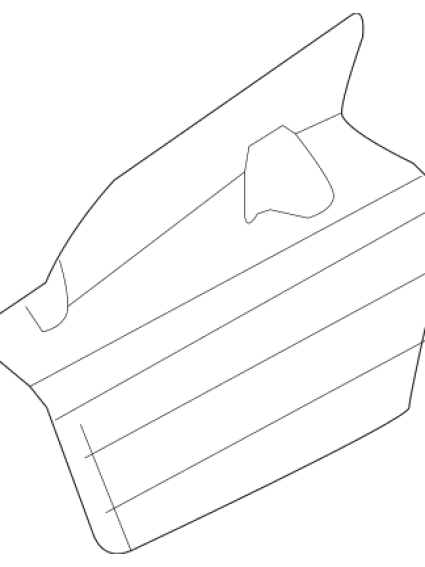 CH1266100 Body Panel Fender Insert Driver Side