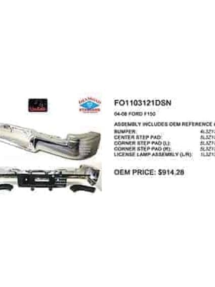 FO1103121DSN Rear Bumper Step Assembly
