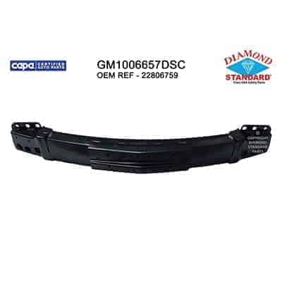 GM1006657DSC Front Bumper Impact Bar