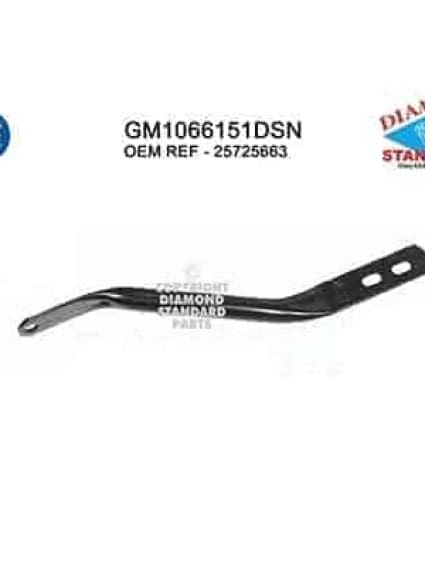 GM1066151DSC Front Bumper Bracket Face Bar Brace