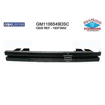 GM1106549DSC Rear Bumper Cover Rebar Reinforcement