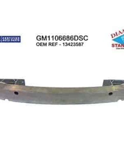 GM1106686DSC Rear Bumper Cover Rebar Reinforcement