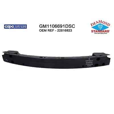 GM1106691DSC Rear Bumper Cover Rebar Reinforcement