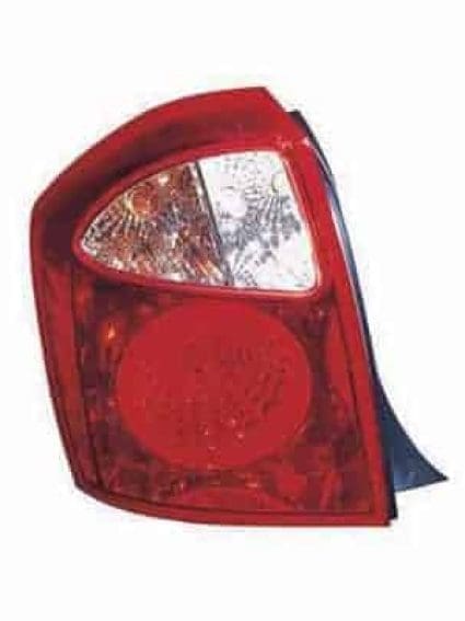 KI2800124V Rear Driver Side Tail Lamp Assembly