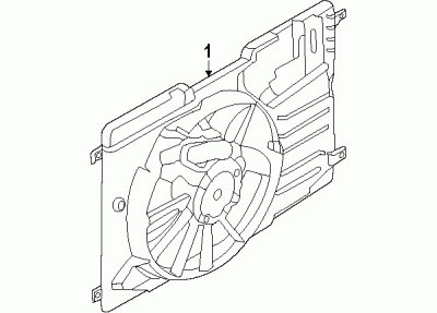 FO3115216 Cooling System Fan Engine Radiator & Condenser