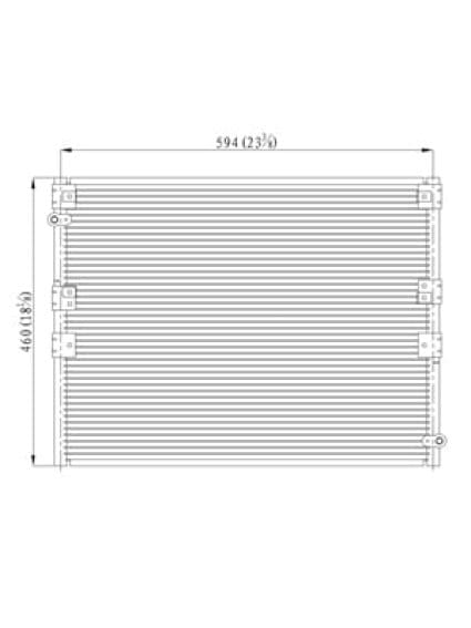 CND40074 Cooling System A/C Condenser