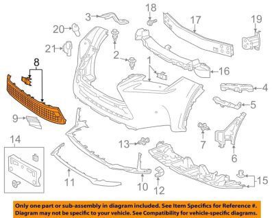 LX1036131 Grille Bumper