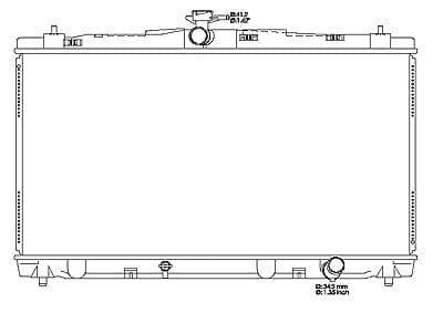 RAD13269 Cooling System Radiator