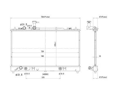 RAD13053 Radiator