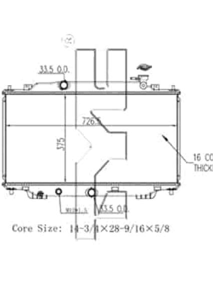 RAD13404 Radiator