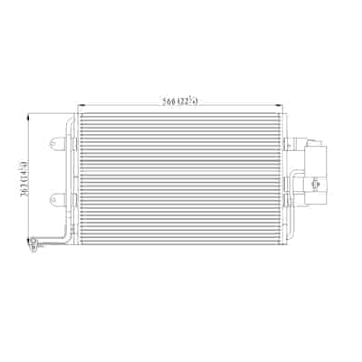 CNDDPI4933 Cooling System A/C Condenser