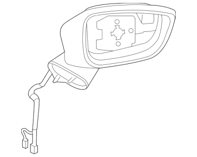 MA1320188 Driver Side Power Heated Mirror