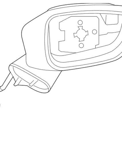 MA1320188 Driver Side Power Heated Mirror