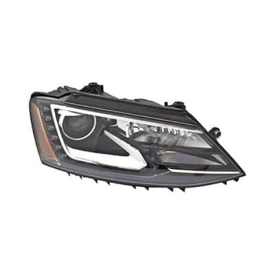 VW2503153 Passenger Side Headlight Assembly