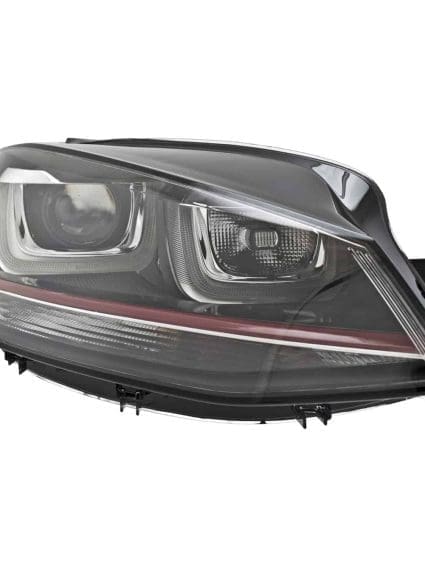 VW2519117 Passenger Side Headlight Lens and Housing