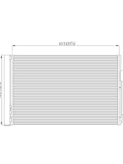 CND3899 Cooling System A/C Condenser
