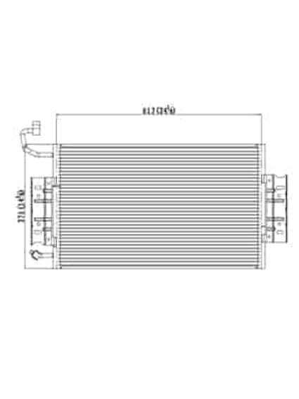 CND40093 Cooling System A/C Condenser