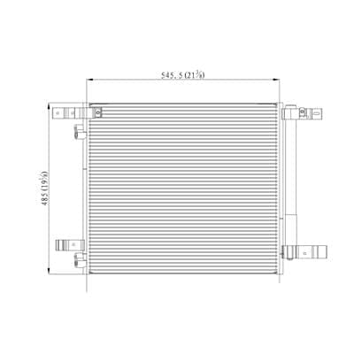 CND4055 Cooling System A/C Condenser