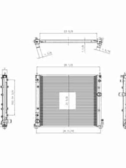 RAD13055 Cooling System Radiator