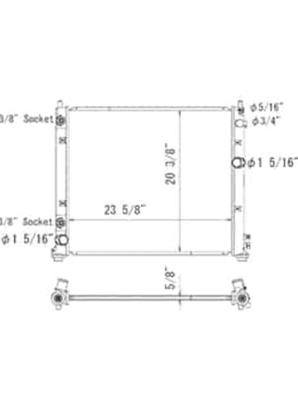 RAD13108 Cooling System Radiator