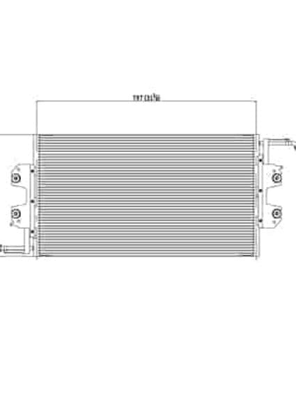 CND40111 Cooling System A/C Condenser