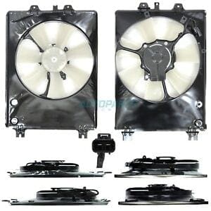 AC3115120 Cooling System A/C Condenser Fan Assembly Passenger Side