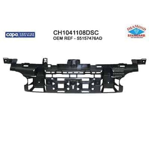 CH1041108DSC Front Bumper Bracket Cover Support
