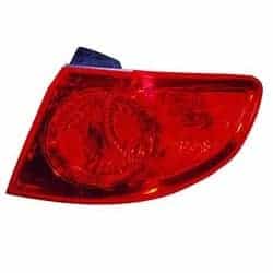 HY2805110 Passenger Side Outer Tail Light Assembly