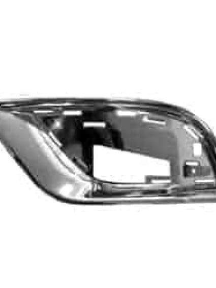 CH1038186 Front Bumper Insert Fog Light Bezel Driver Side