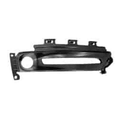 CH1039202 Passenger Side Front Bumper Fog Light Bezel