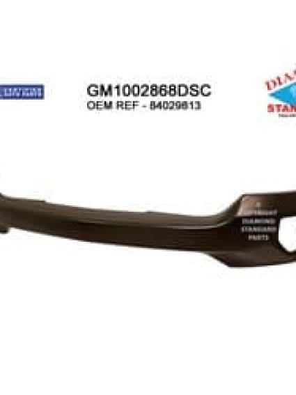 GM1002868DSC Front Bumper Face Bar