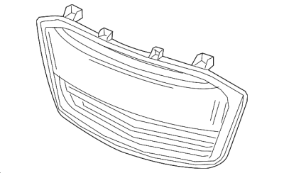 GM1036195C Front Bumper Grille