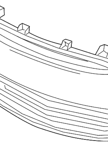 GM1036195C Front Bumper Grille