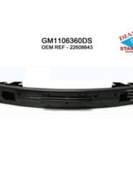 GM1106360DS Rear Bumper Rebar Impact Bar Bumper