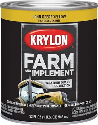 Krylon Paint Farm & Implement DUP41970 John Deere Yellow Gal 3.78L