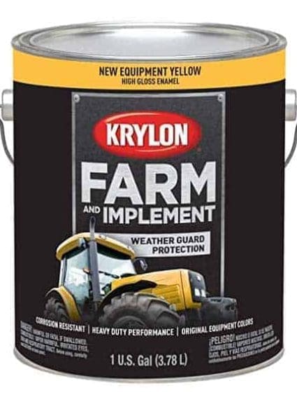 Krylon Paint Farm & Implement DUP41974 New Equipment Yellow Gal 3.78L