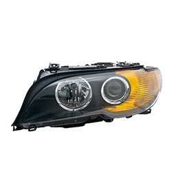 BM2503137 Front Light Headlight Lens and Housing Passenger Side