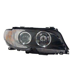 BM2519112 Front Light Headlight Lens and Housing Passenger Side