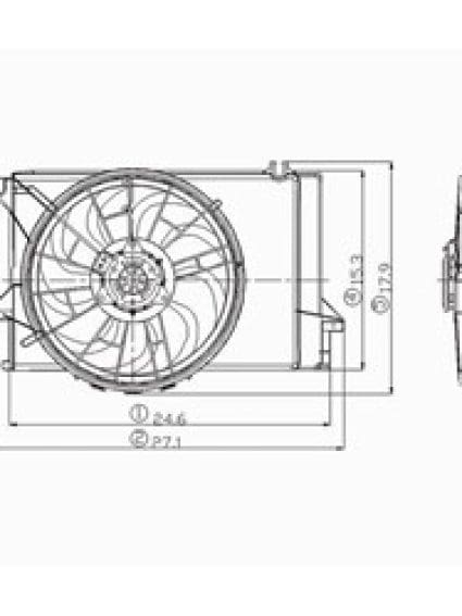 FO3115139 Radiator Fan