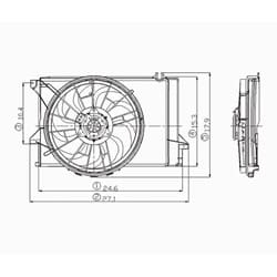 FO3115139 Cooling System Fan Radiator