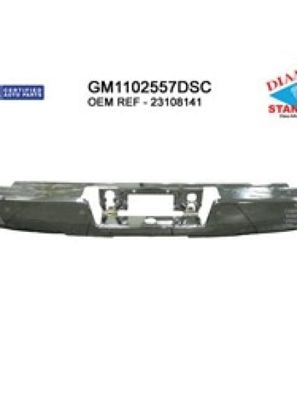 GM1102557DSC Rear Bumper Face Bar