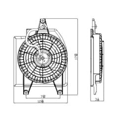 KI3113109 Cooling System Fan Condenser
