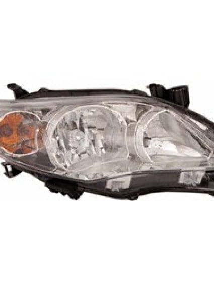 TO2503203C Passenger Side Headlight Assembly