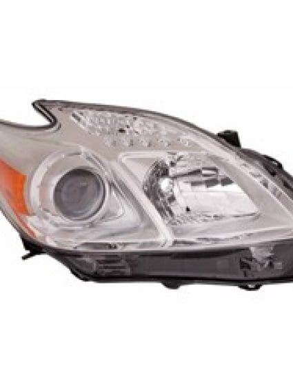 TO2519134C Passenger Side Headlight Lens and Housing